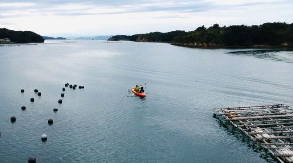 Beautiful panoramic kayak experience in Mie’s Ago Bay