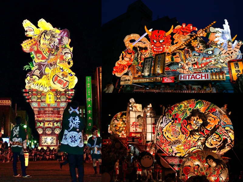 Lighting up the summer nights: Aomori's Nebuta and Neputa