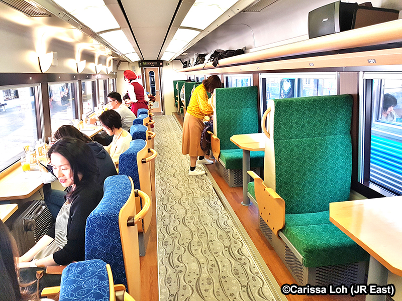 Resort trains to the Izu Peninsula: IZU CRAILE and SAPHIR ODORIKO