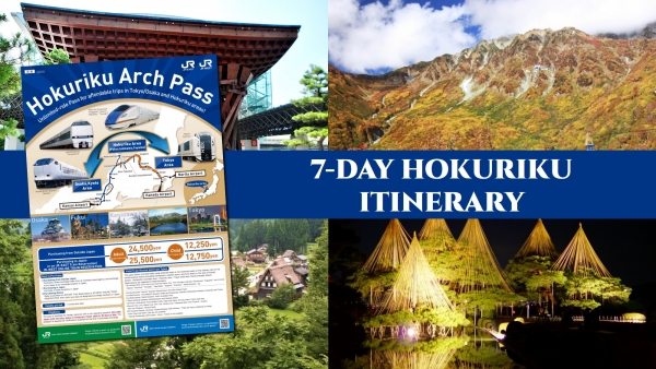 Rencana perjalanan Hokuriku selama 7 hari: Pemandangan tak terlupakan, emas, dan dinosaurus 