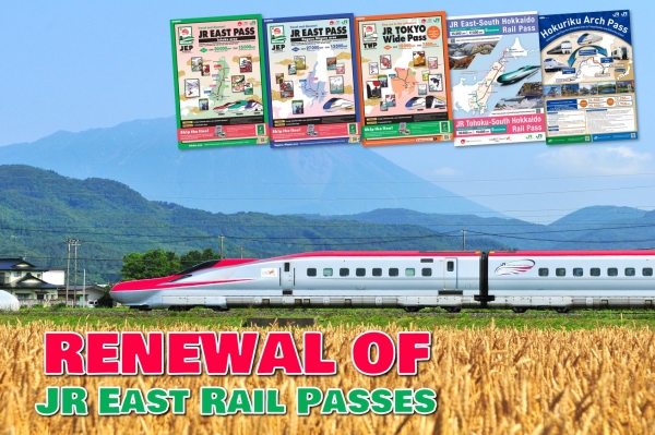 JR EAST ra mắt vé RAIL PASS mới, dễ sử dụng hơn